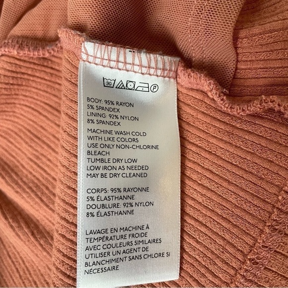 Urban Outfitters Knit Wrap Pink Dress Size XS - Picture 5 of 5